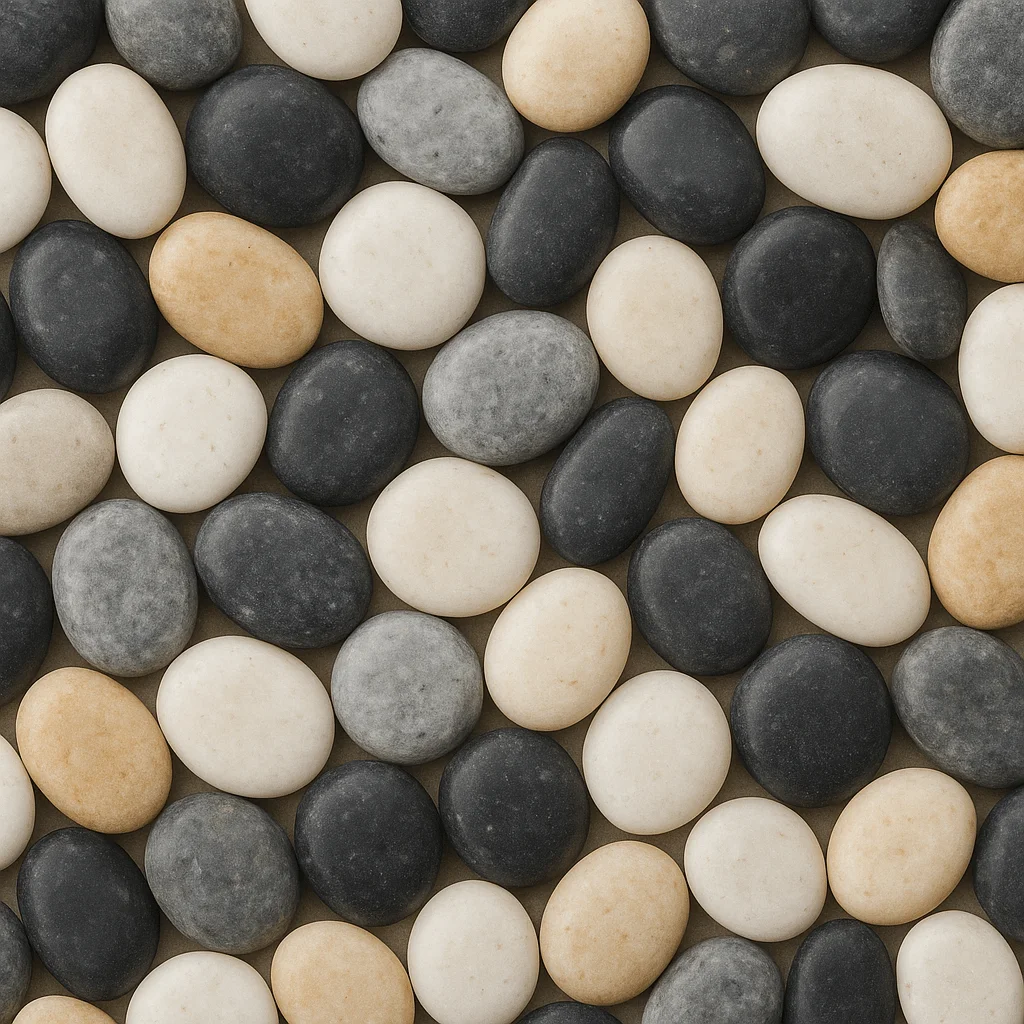 Indonesian river pebble stone for garden